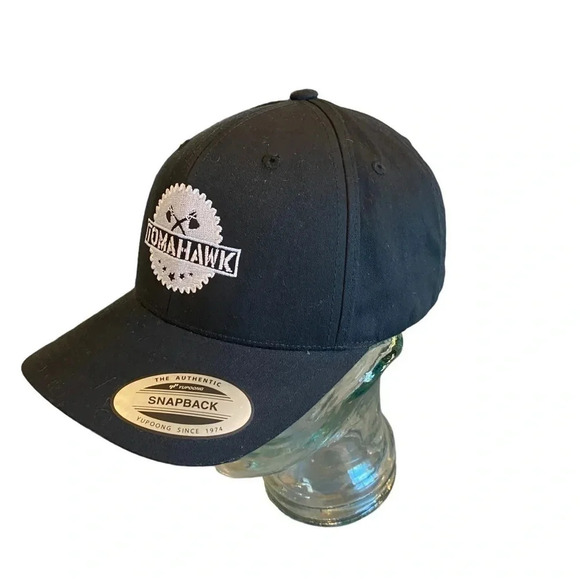 snapback black tomahawk baseball hat - Picture 4 of 11